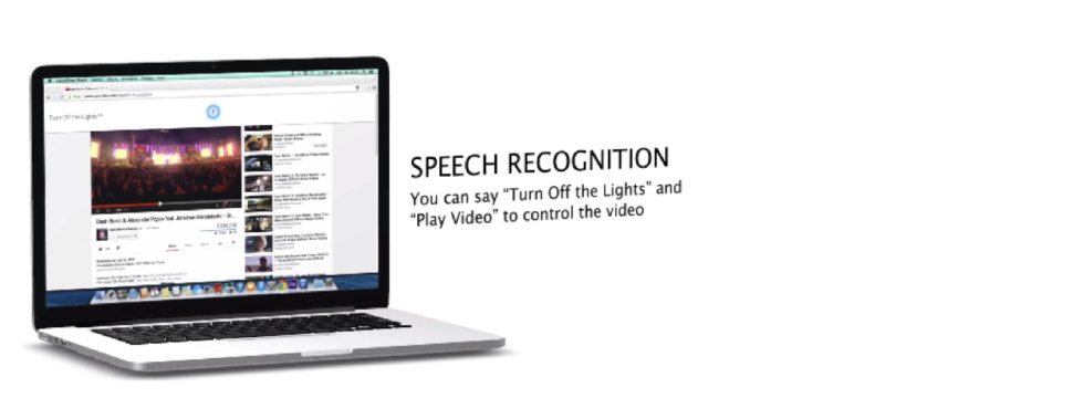 Speech Recognition in the Turn Off the Lights extension