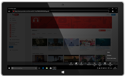 Turn Off the Lights Windows Store App - YouTube Options