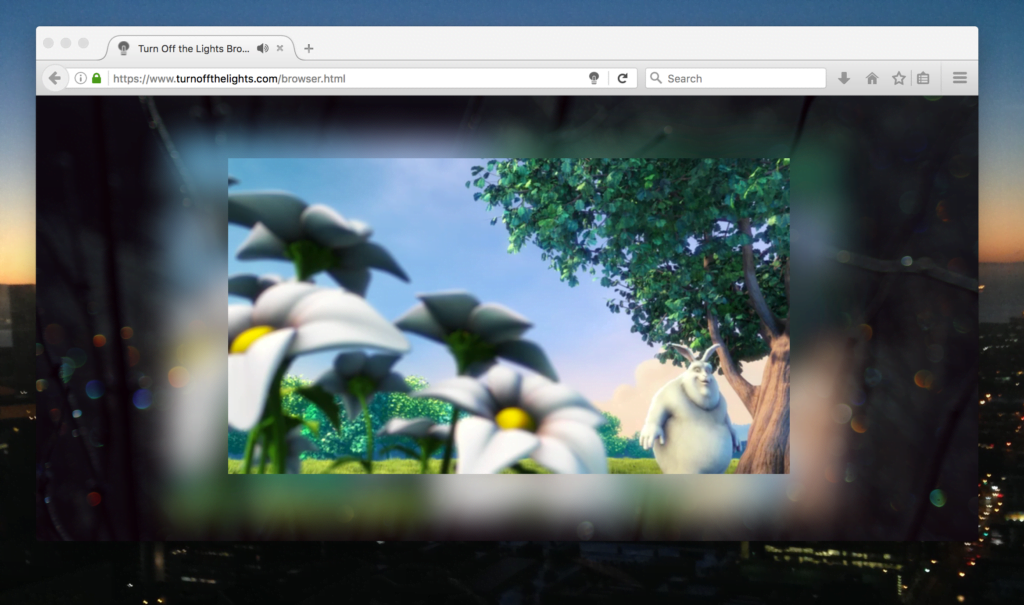 Turn Off the Lights Firefox WebExtensions for Firefox Nightly