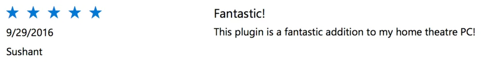 Turn Off the Lights for Microsoft Edge user review from the United States of America
