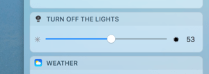 Notification Center Widget Turn Off the Lights for Desktop Mac app