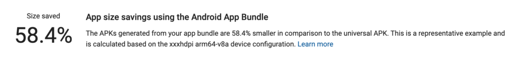 Android Dark Mobile web browser that have an app size saving of 58.4% in the Android App Bundle