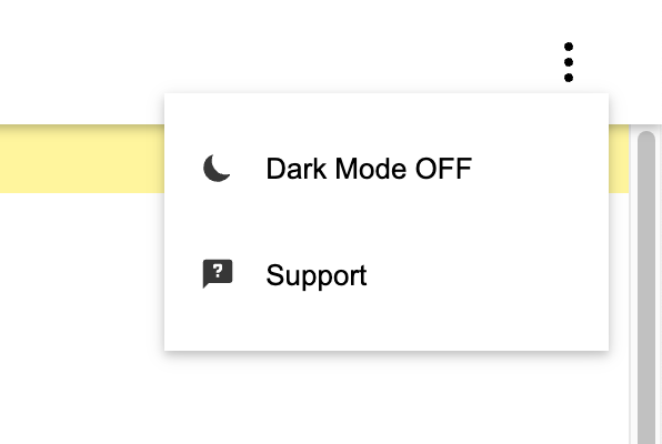 Dark Mode Option