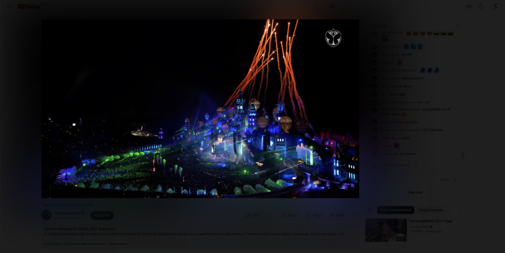 Top 10 Turn Off the Lights features Atmosphere Lighting on YouTube Tomorrowland