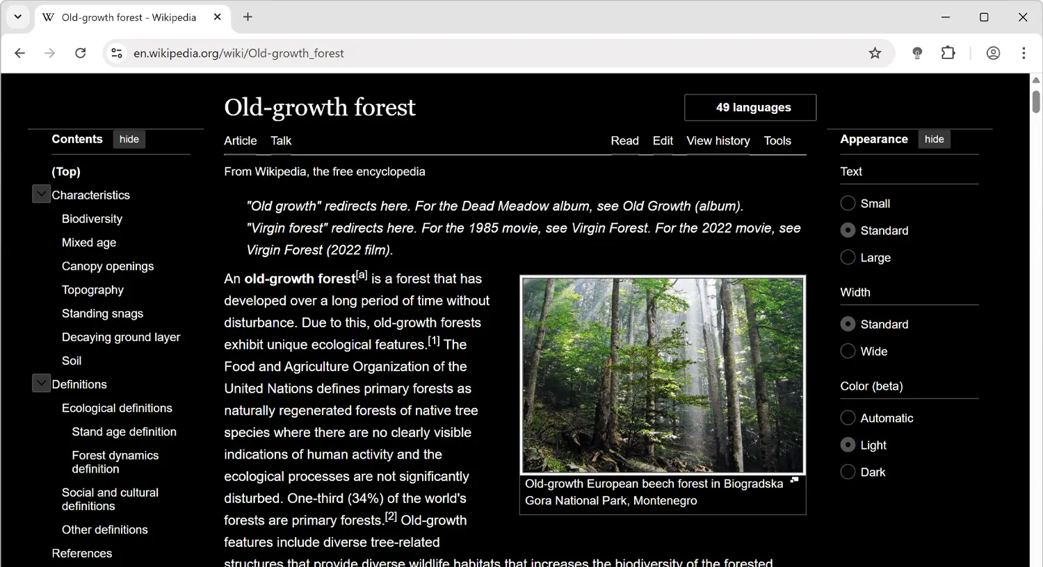 Demostration of the FREE and Open-Source Turn Off the Lights browser extension