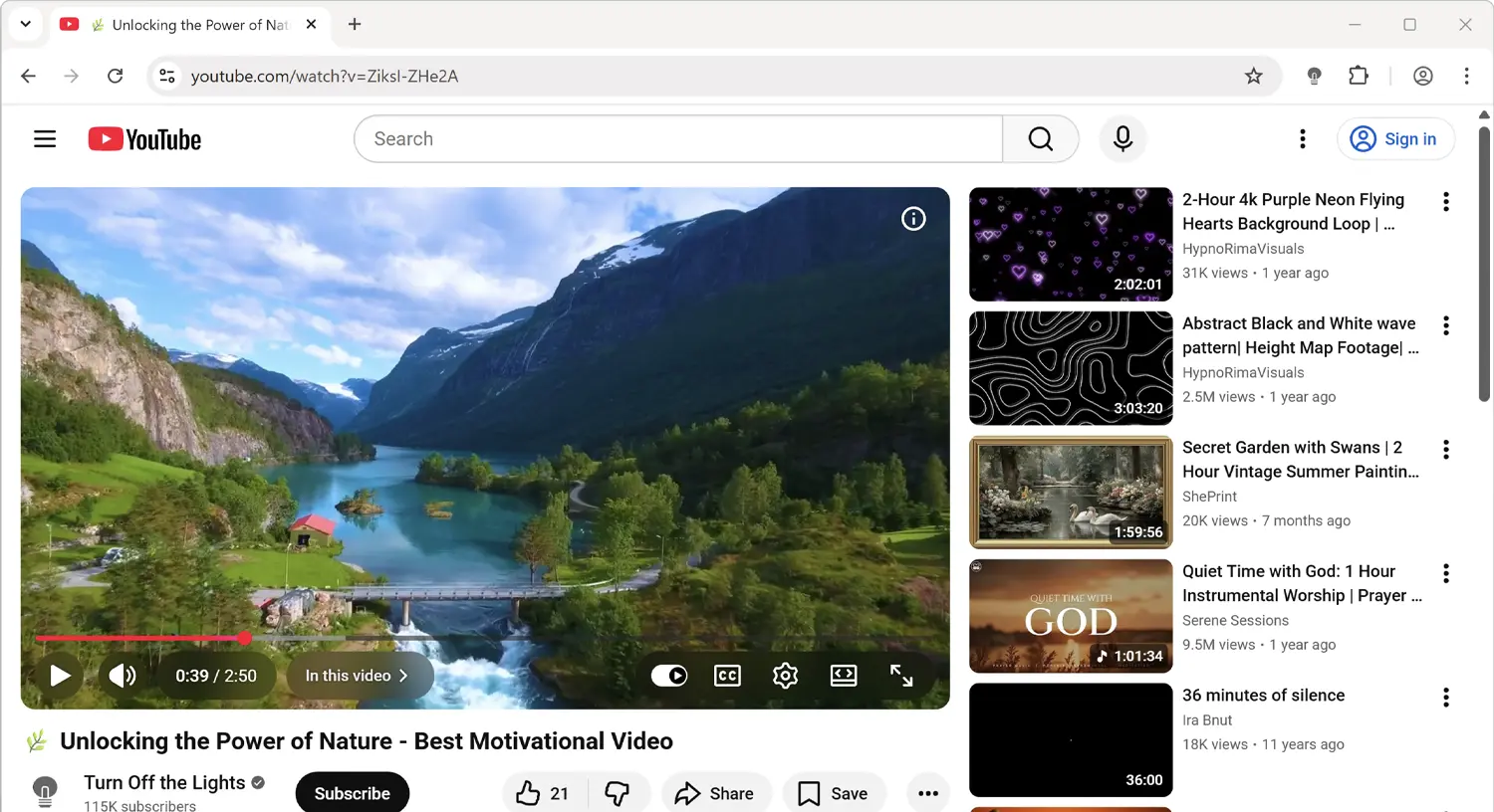 Demostration of the FREE and Open-Source Turn Off the Lights browser extension