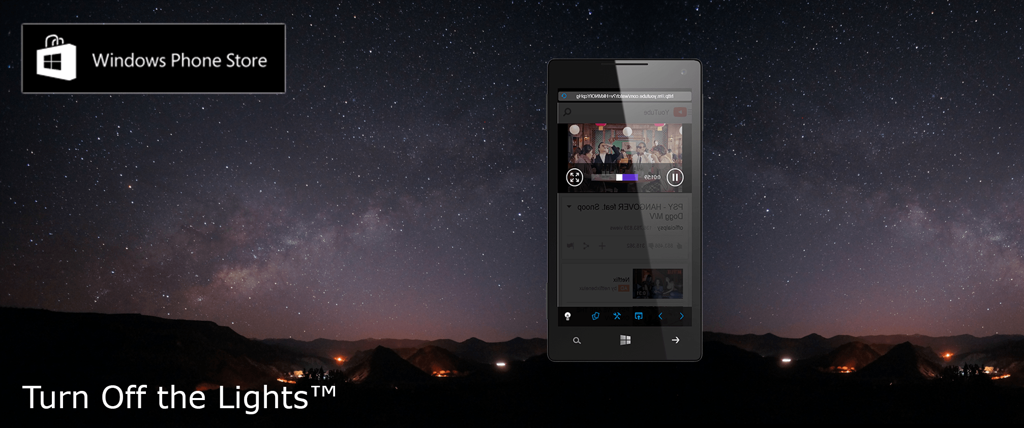 turn off the lights available for windows phoneturn off turn off the lights available for windows phoneturn off
