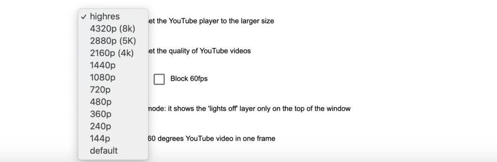 如何修复不良视频质量 - Youtube 自动HD质量