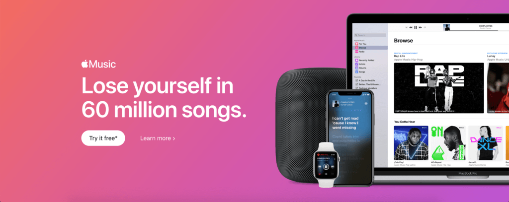 Apple Music support with the Turn Off the Lights browser extension