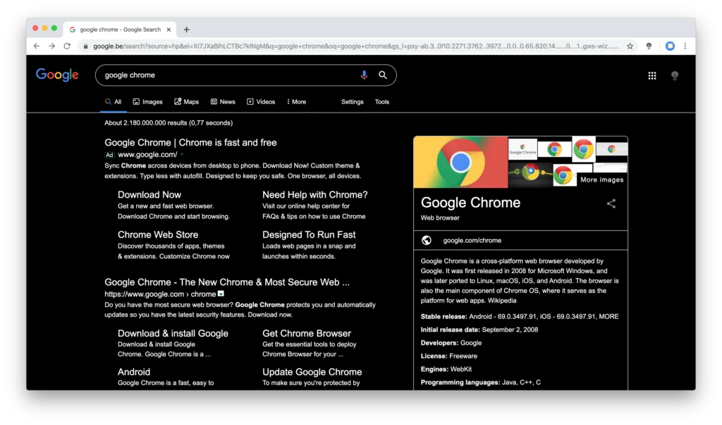 How do I turn night mode on for Chrome. Thanks to the Night mode feature in the Turn Off the Lights Chrome extension