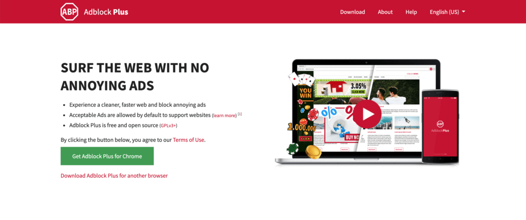 Adblock Plus website