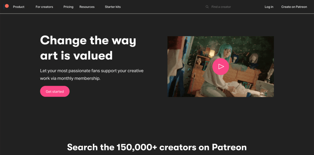 Patreon Dark Mode