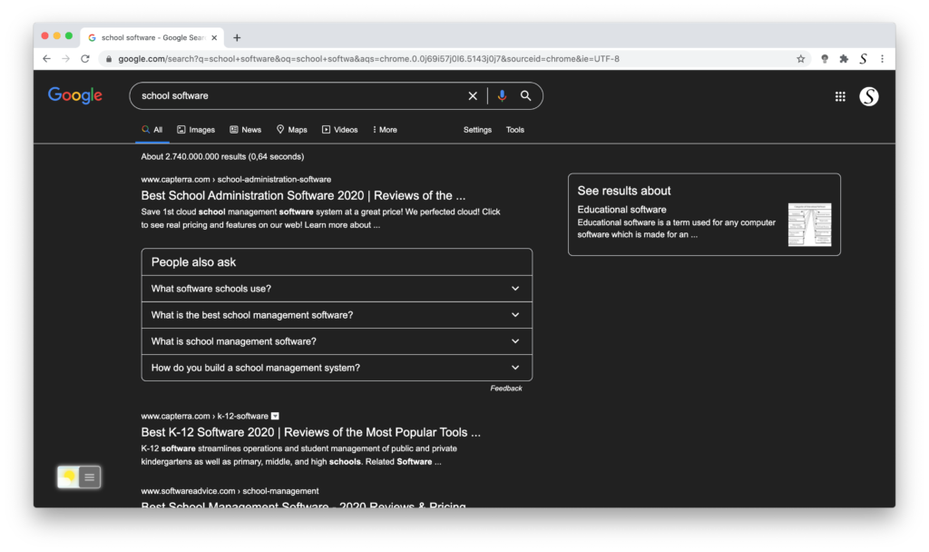 youtube dark mode google chrome extension