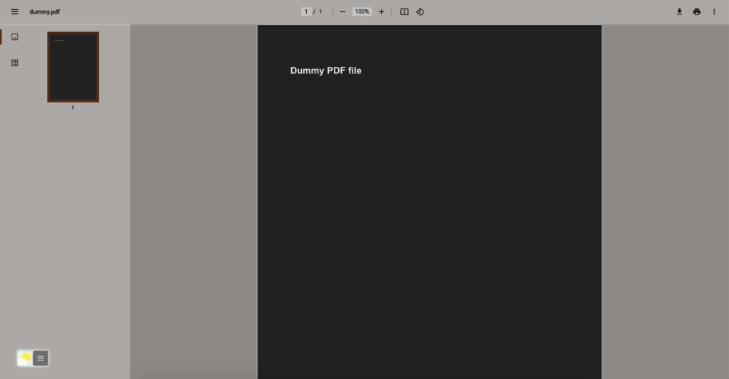 Darken PDF Documents with the free Turn Off the Lights browser extension