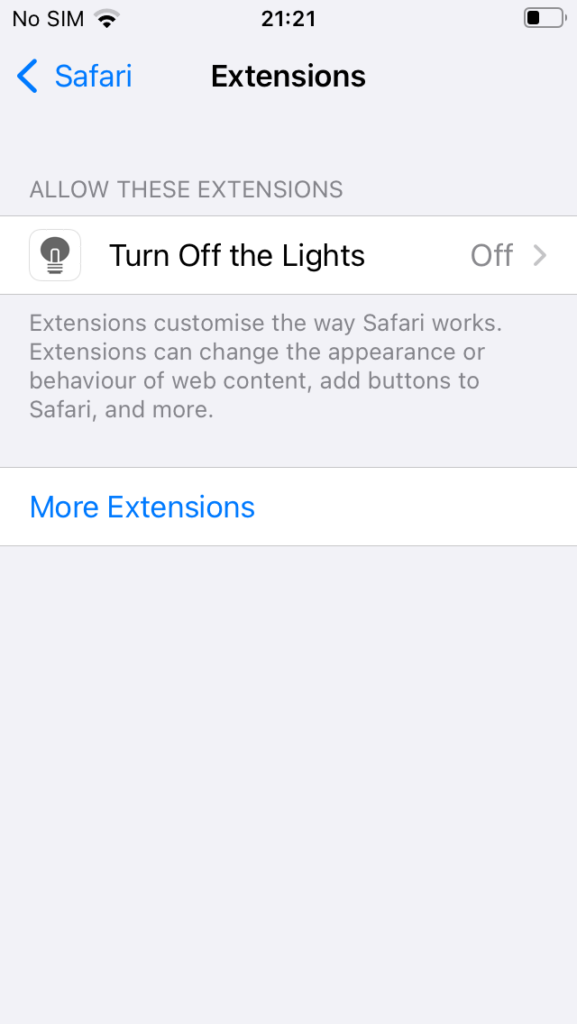 extension code promo safari