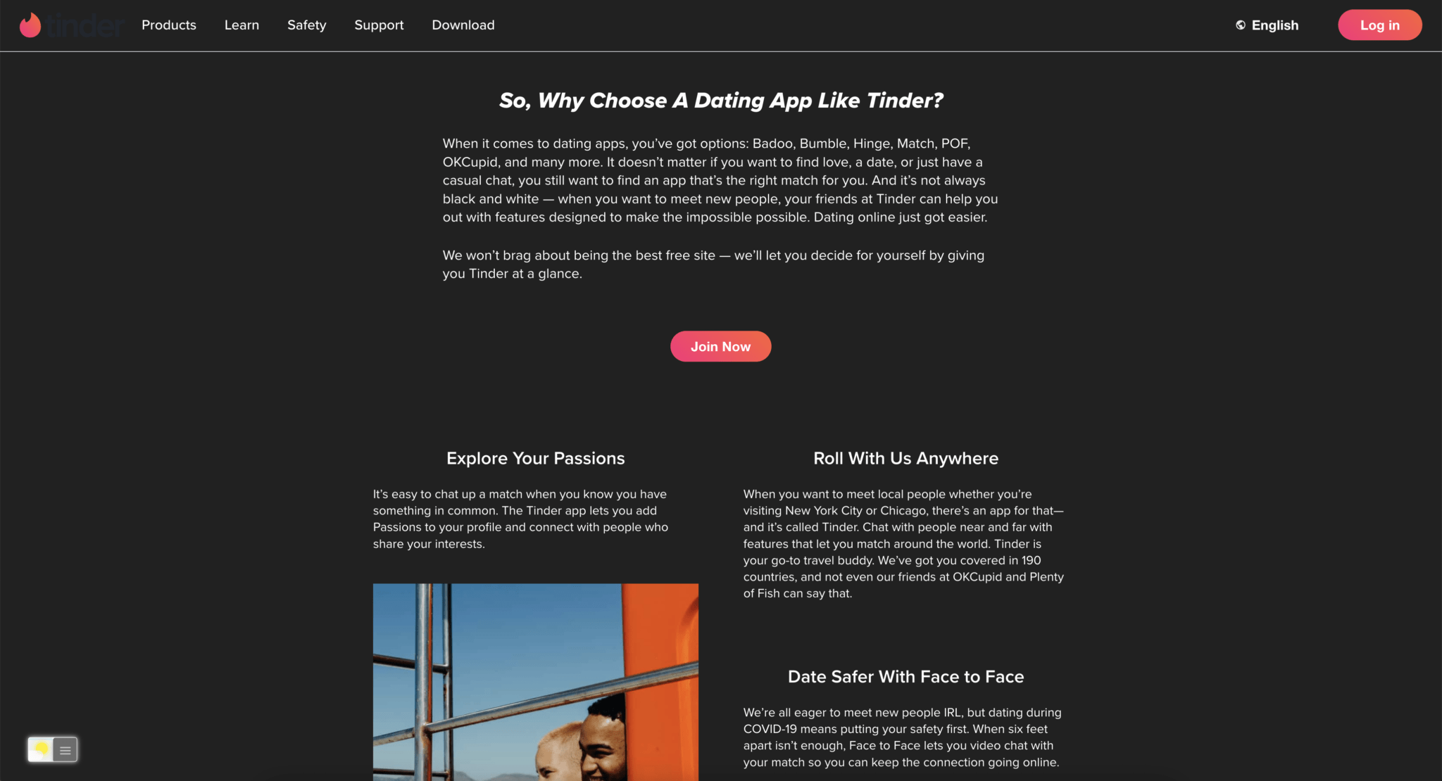 How to enable Tinder Dark Mode in Charm with 3 Easy Steps?