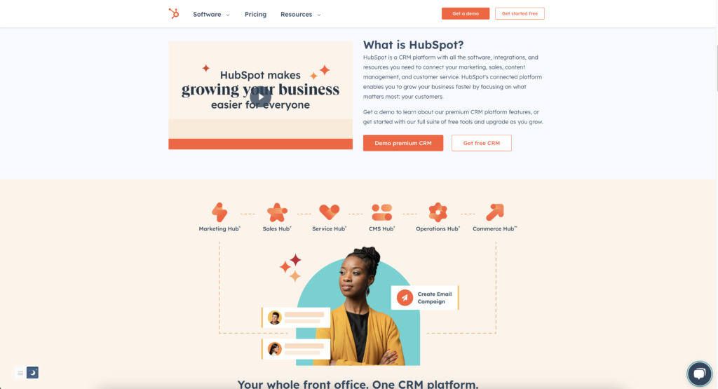 HubSpot 轻模式