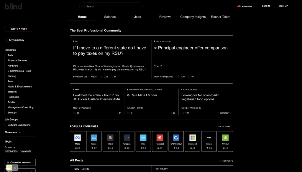 Mode sombre aveugle avec l'extension de navigateur gratuite et open-source Turn Off the Lights (éteindre les lumières)