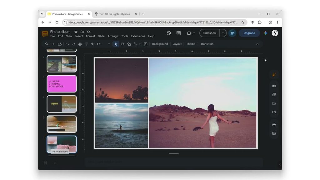 How to enable Google Slides Dark Mode