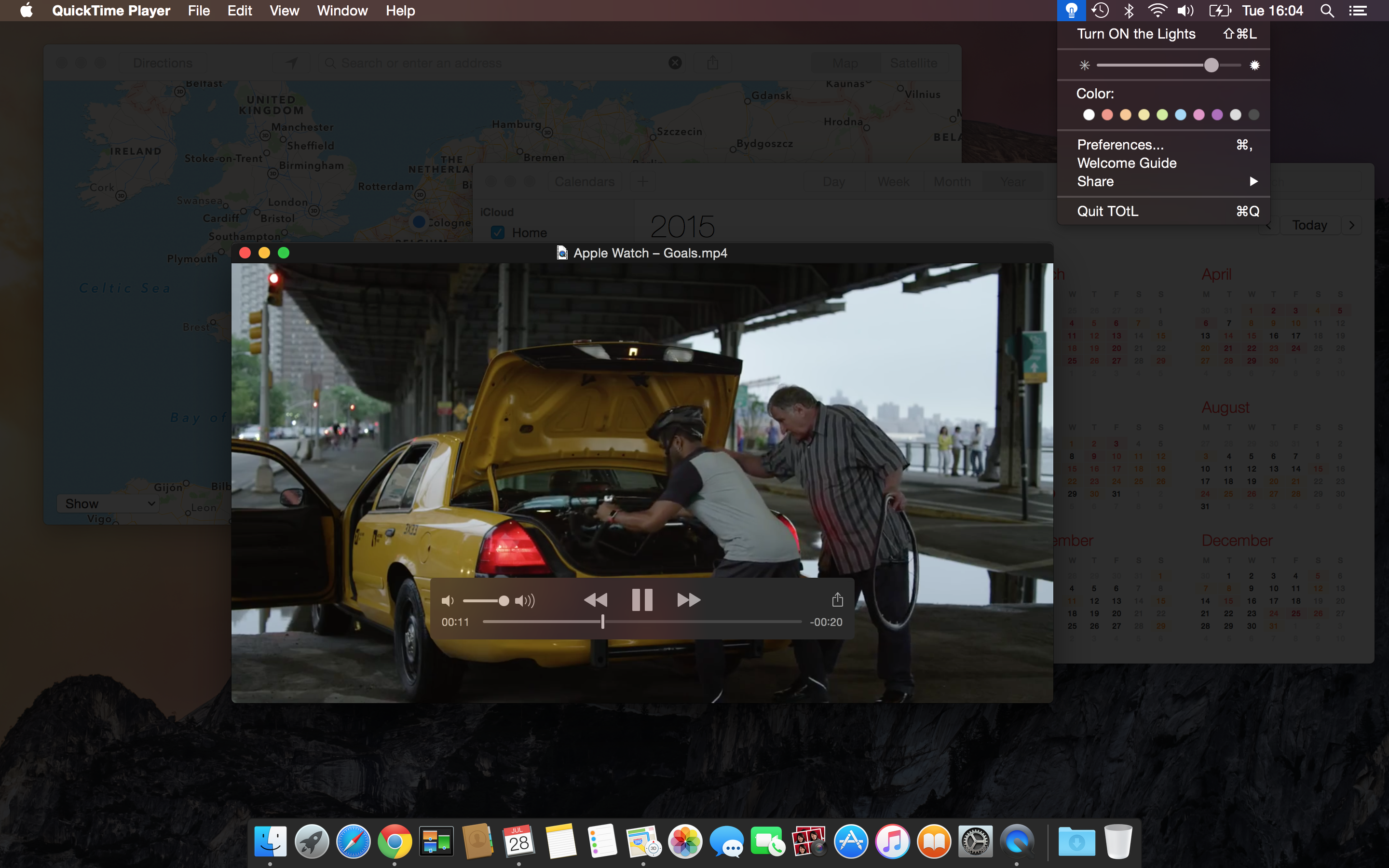 Turn Off the Lights for Desktop that focus the App